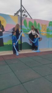 Inauguración del Mural Jardín El Conejito Azul
