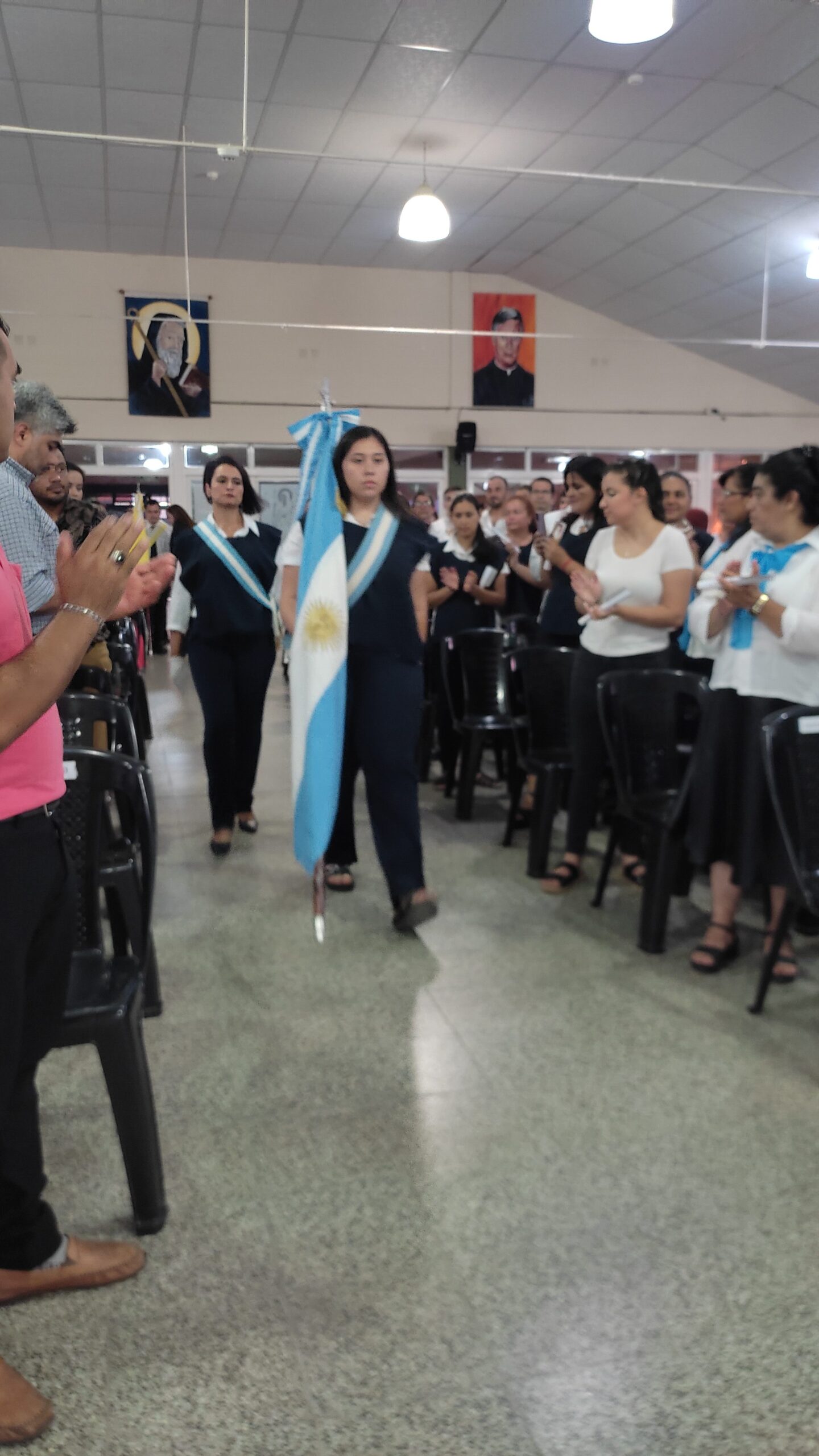 Docentes y alumnos compartieron el acto de finalización del ciclo 2023