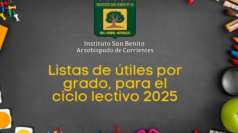 Listas de útiles 2025